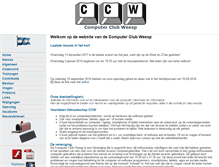 Tablet Screenshot of ccw-weesp.nl